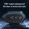 X6 Motorcycle Helmet Headset Call Kit Stereo Anti-interference Waterproof Music Player Speaker Wireless Earphone