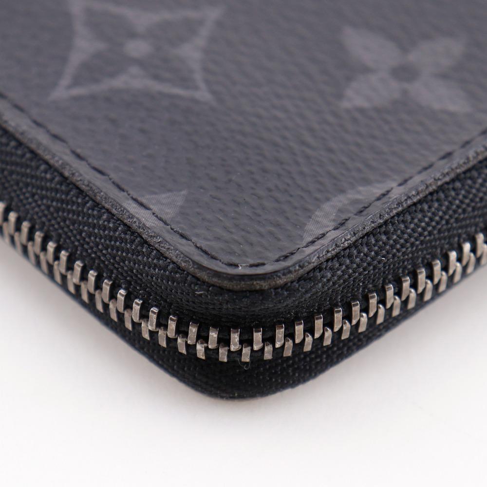 LOUIS VUITTON Zippy Coin Purse Vertical Coin Purse M81662 Monogram Eclipse black PVC mens Used