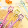 Cat Rhinestone Diamond Pen - Creative Oil-Based Journaling Pen with Tail Bead