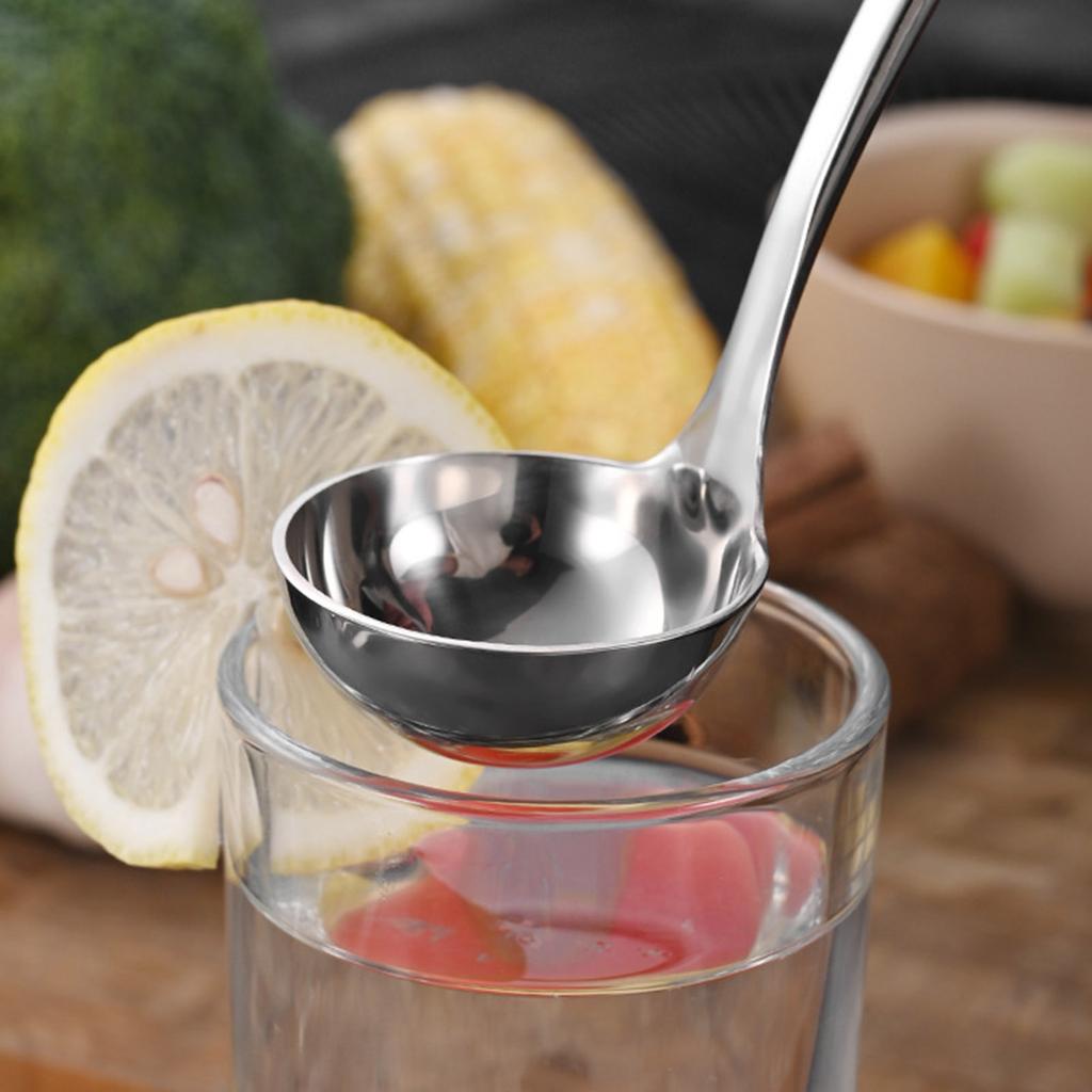 Stainless Steel Dessert Spoon Long Handle Tea Coffee Stirring Spoons Kitchen Mixing Spoon for Dessert Milkshakes Salad