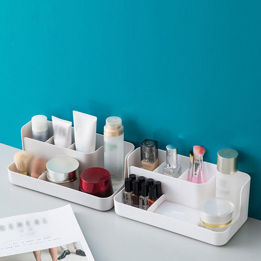Multifunktions-Kosmetik-Desktop-Aufbewahrungsbox aus Kunststoff für Make-up