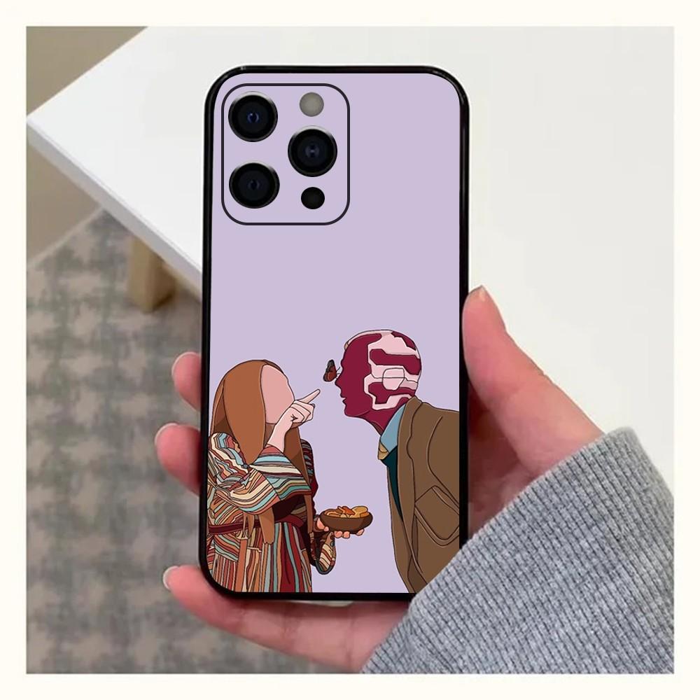

Popular TV Series WandaVision Phone Case For Apple iPhone 15,14,13,12,11,Pro,X,XS,Max,XR,Plus,Mini Soft Black Cover iPhone12mini