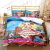 Anime Character Cute Manga Candy Candy Bedding Set Full/Queen/King Size Duvet Cover Pillowcase Kids Adult Soft Home Textile Set