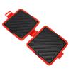 Microwave Toastie Sandwich Maker Microwavable Toaster with Adjustable Silicone Straps No