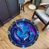 1pc fantasy dragon design rug home carpet non slip office decor gift living room bedroom