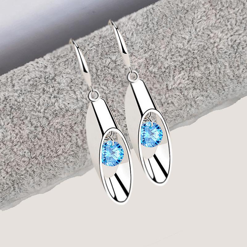 

European and American Fashion Cylindrical Personalized Earrings, Women s Long Style Water Droplet Design, Minimalist Accessories