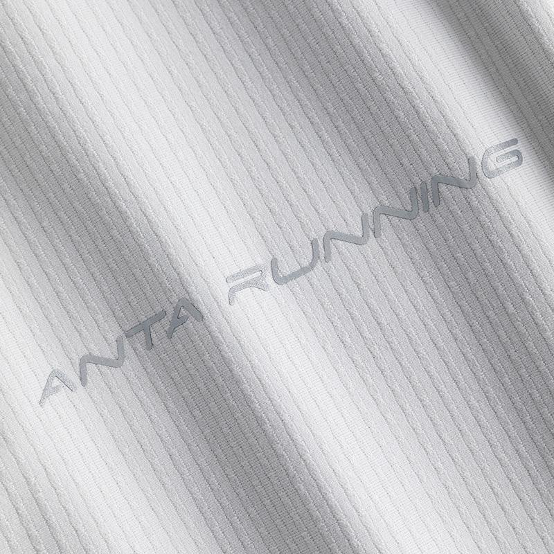 Anta Running Long Sleeve Knitted Shirt Spring 2026 Men tops Clear-Wind-Gray 952615403-1