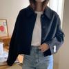 Winter New Lapel Single-breasted Short Woolen Coat