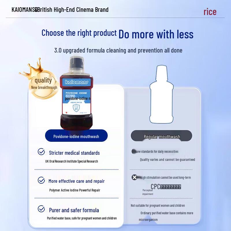 KALOMANS Povidone-Iodine Oral Rinse