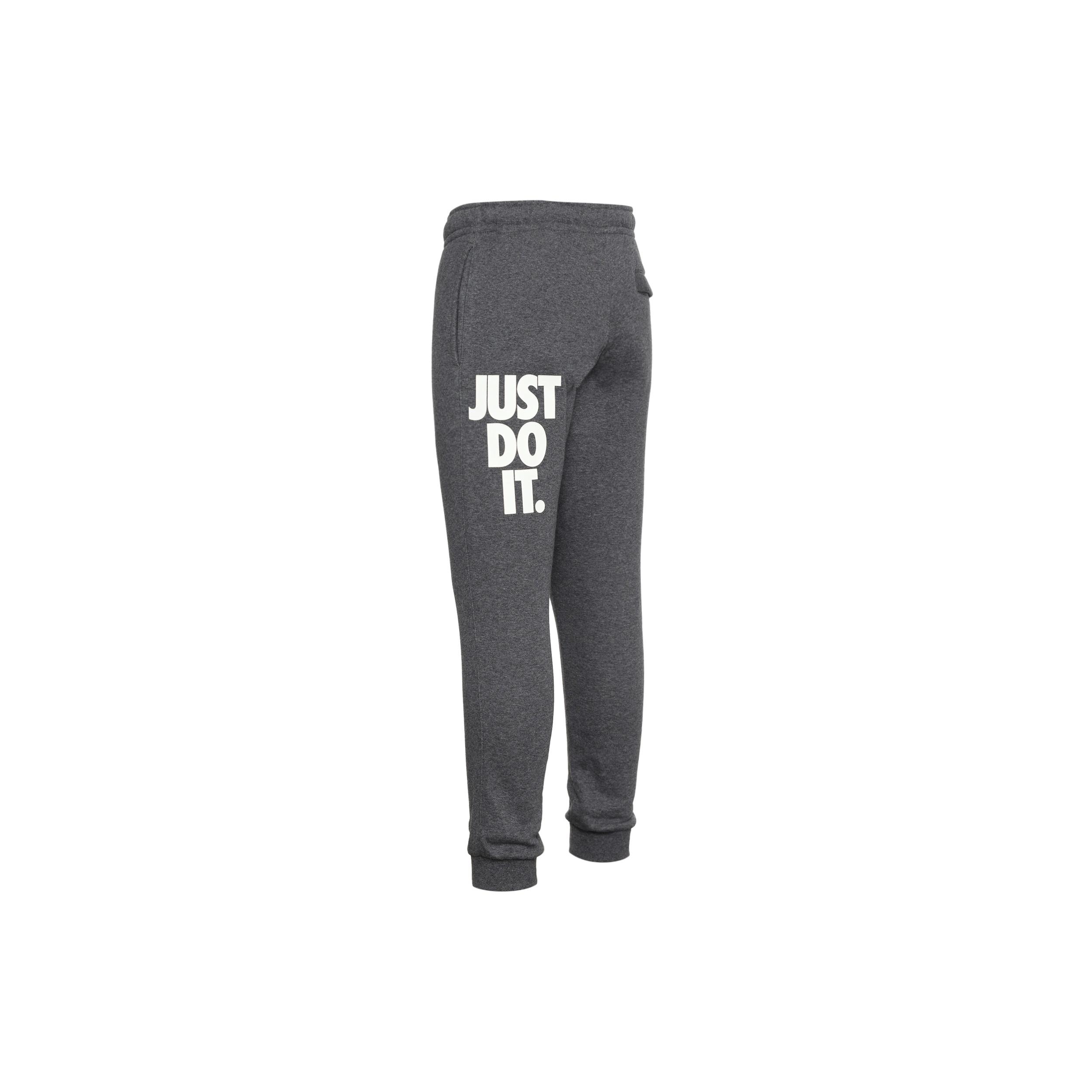 Nike Alphabet Fleece Lined Stay Warm Knit Sports Pants Gray Men s AT5266-071 M