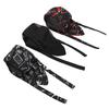 3pcs Unisex Adjustable Kitchen Cooking Skull Cap Breathable Fashionable Chef Hat with Tie for