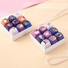 Creative Halloween 9-Key Keyboard Pendant Cute Fidget Keycap Keychain Portable Stress Relief Toy for Outdoor Use