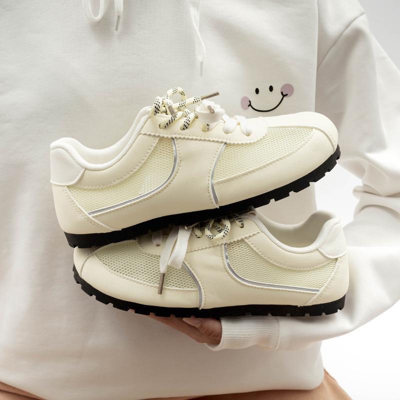 

Mesh Dexun Shoes All-match White Shoes Fashionable Casual Shoes Flat Sports Shoes for Women 35