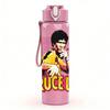 1PC Retro Bruselle Punk Girl Portrait Print 750ml Portable Sports Water Bottle Leakproof Gym Outdoor Travel Drink Cup