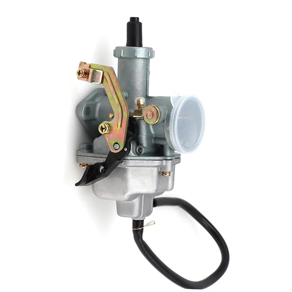 PZ27 Motorcycle Carburetor With Accelerating Pump Cable Choke For WY125 CG150 125cc 150cc 175cc ATV Quad Go Kart Dirt Bike