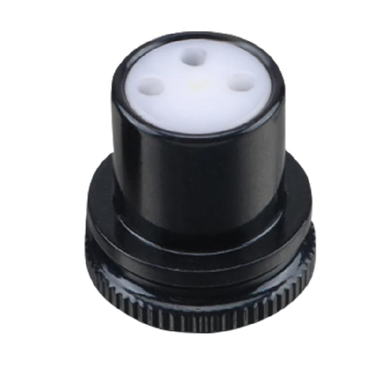 Rhodium Coated Balanced Male Female Connectors Cap for XLR Interfaces Resistant to Dust Humidity and Impact