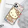 JZ3 Love Hello Kitty Black Sofe Case for OPPO Reno 8 6 5 4 Pro Plus Find X3 A17 A3 A31 A38 A40 A53 A54 A55 A74 A76 A78 A77 A80 A94 A95 A96 Lite