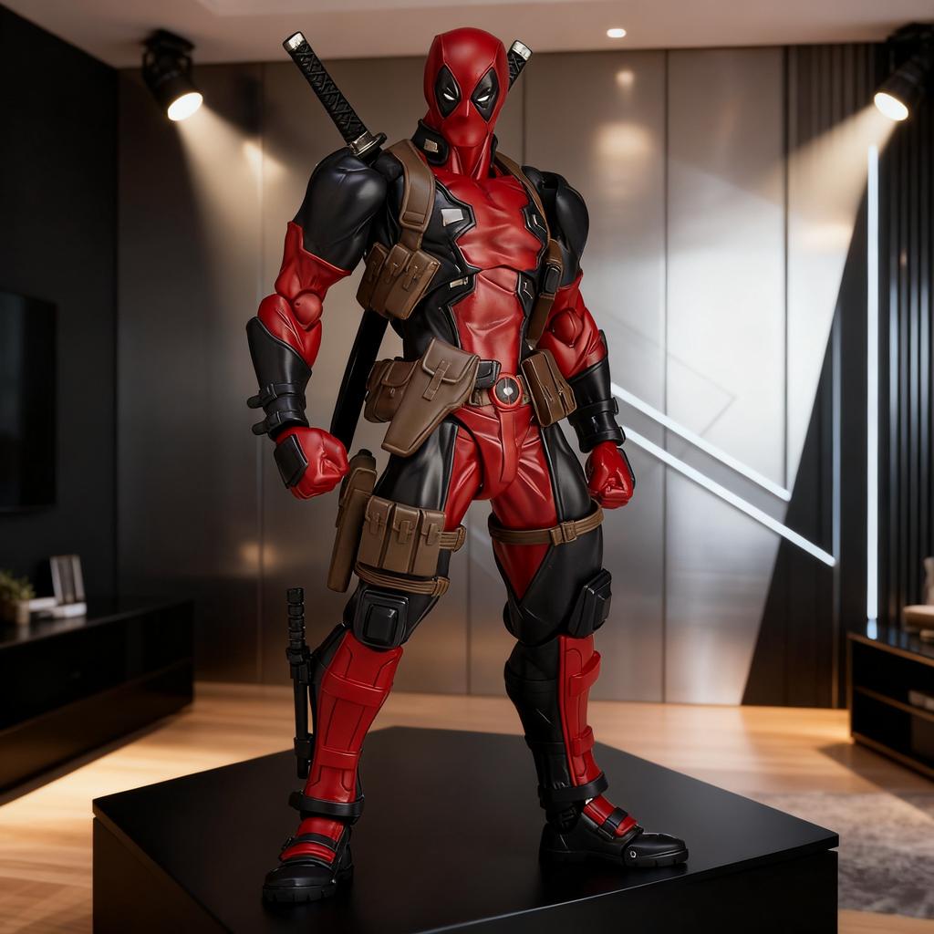 New 16CM Shocking Yamaguchi Deadpool Action Doll PVC Series Carousel Deadpool Wolverine Doll Series Model Collection Gift Giving