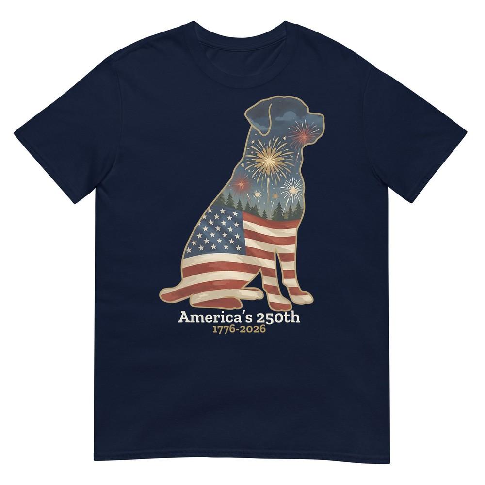 Rottweiler Americas 250th Anniversary 4th Of July TShirt S