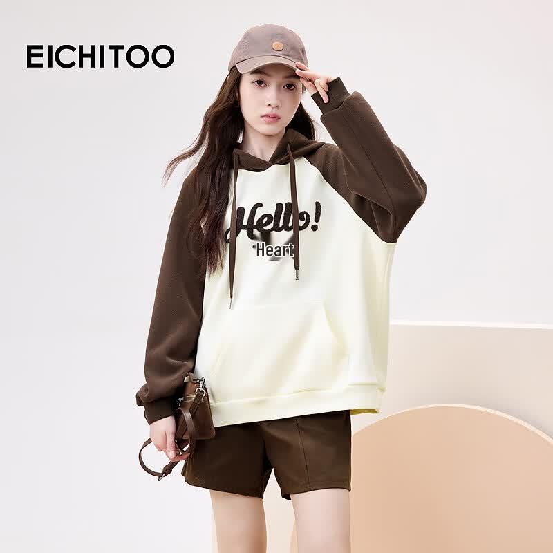 EICHITOO Women s Fleece Lined Hooded Sweatshirt S