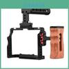 Jaula para Cámara Sony A7m4 Rig Compacto de Aleación de Aluminio Para Filmación Profesional y Vlogging