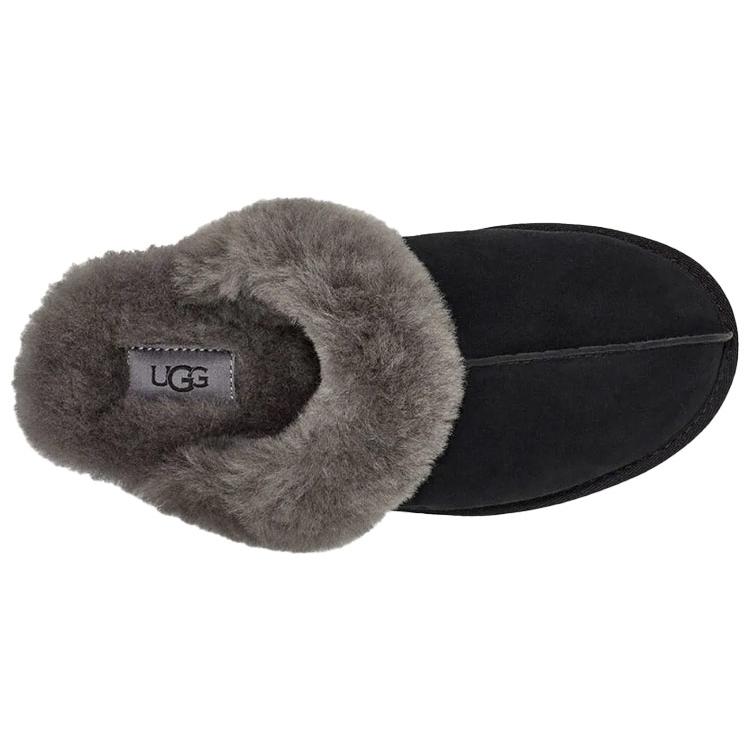 New UGG Scuffette Ii Slipper Black Grey Women's 1106872-BCGR