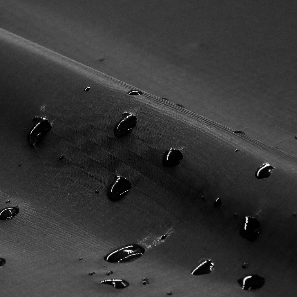 9KM DWLIFE 40D Ripstop Nylon X UV Solid Suitable for Sold by the Cut Fabric, 1.5m 5m, Black, Thin, Lightweight, Airtight, Waterproof, Protection,