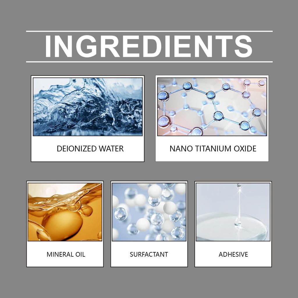 HOMONTH Glass Crack Repair Kit Clear Vision Auto Front Windshield Nano Repair Fluid Kit