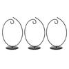 Set Of 3 Heavy Duty Metal Wall Hooks Suitable For Towels Keys And Miniature Garden Ornaments Glass Ball Hanger