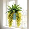 Fake Hanging Plants, UV Resistant Fake Vines, Artificial Ivy Plants, Outdoor Faux Plants, Indoor Bedroom Living Room Boho Wall Porch Shelf Decor
