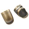 Bronze Thimble Ring Needle Hoop Finger Cover, Household Adjustable Manual Embroidery, Anti-skid Design of Needle Press