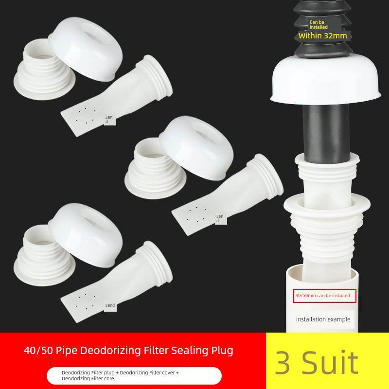 Anti-Odor Silicone Core for Floor Drain and Sewer, Universal Anti-Odor and Anti-Insect Sealing Plug for Water Pipes