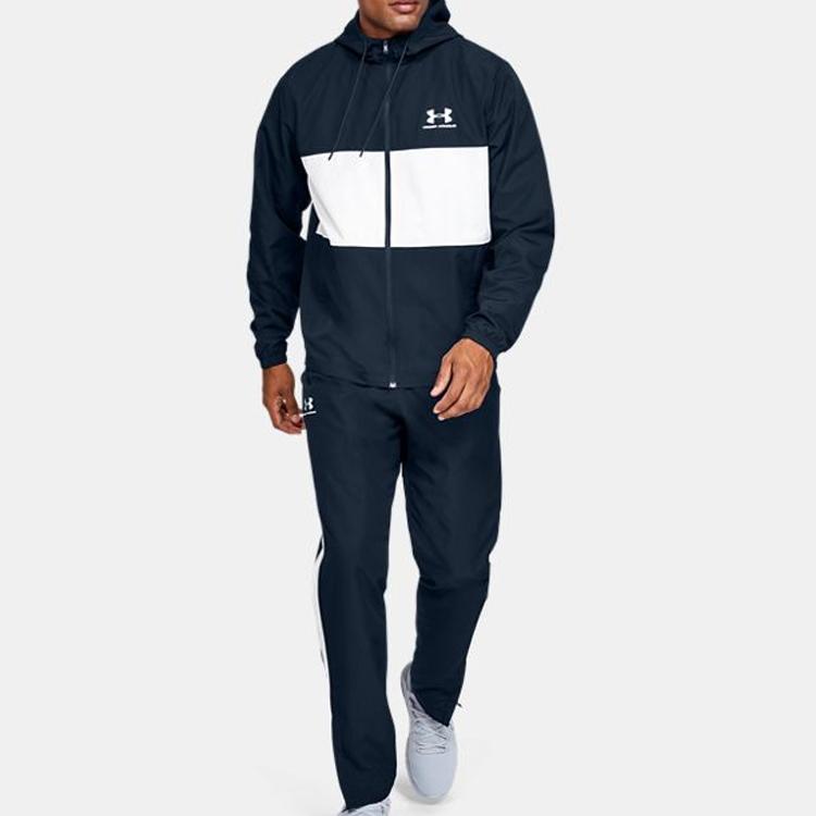Under Armour Sportstyle Wind Loose Fit Hooded Zip Jacket Men Academy Blue 1329297-408