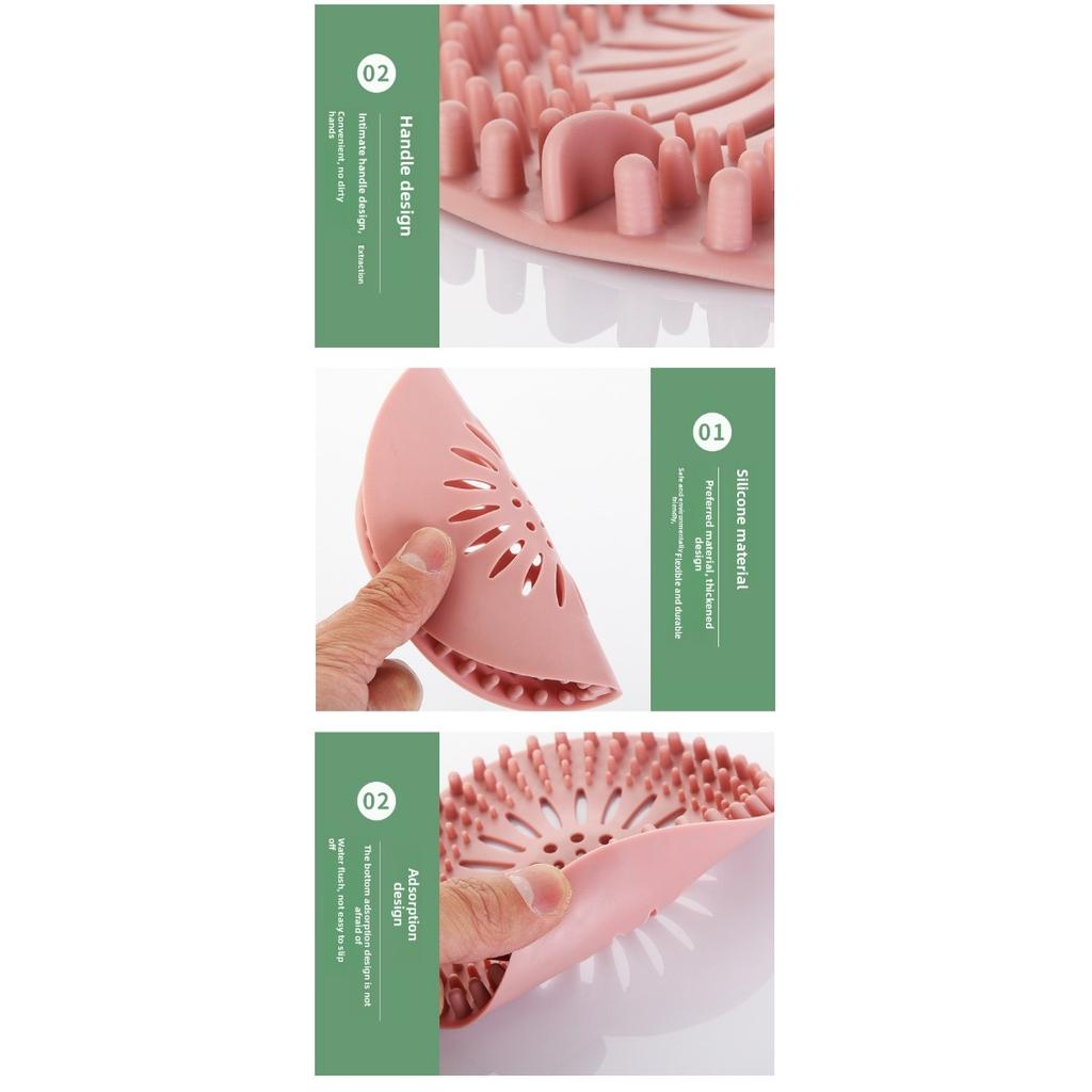 Ensemble de filtres à cheveux anti-colmatage - convient aux filtres d'évier dans les salles de bain et les cuisines de camping-car, facile à utiliser et à nettoyer, conception multicouche, ajustement plus serré