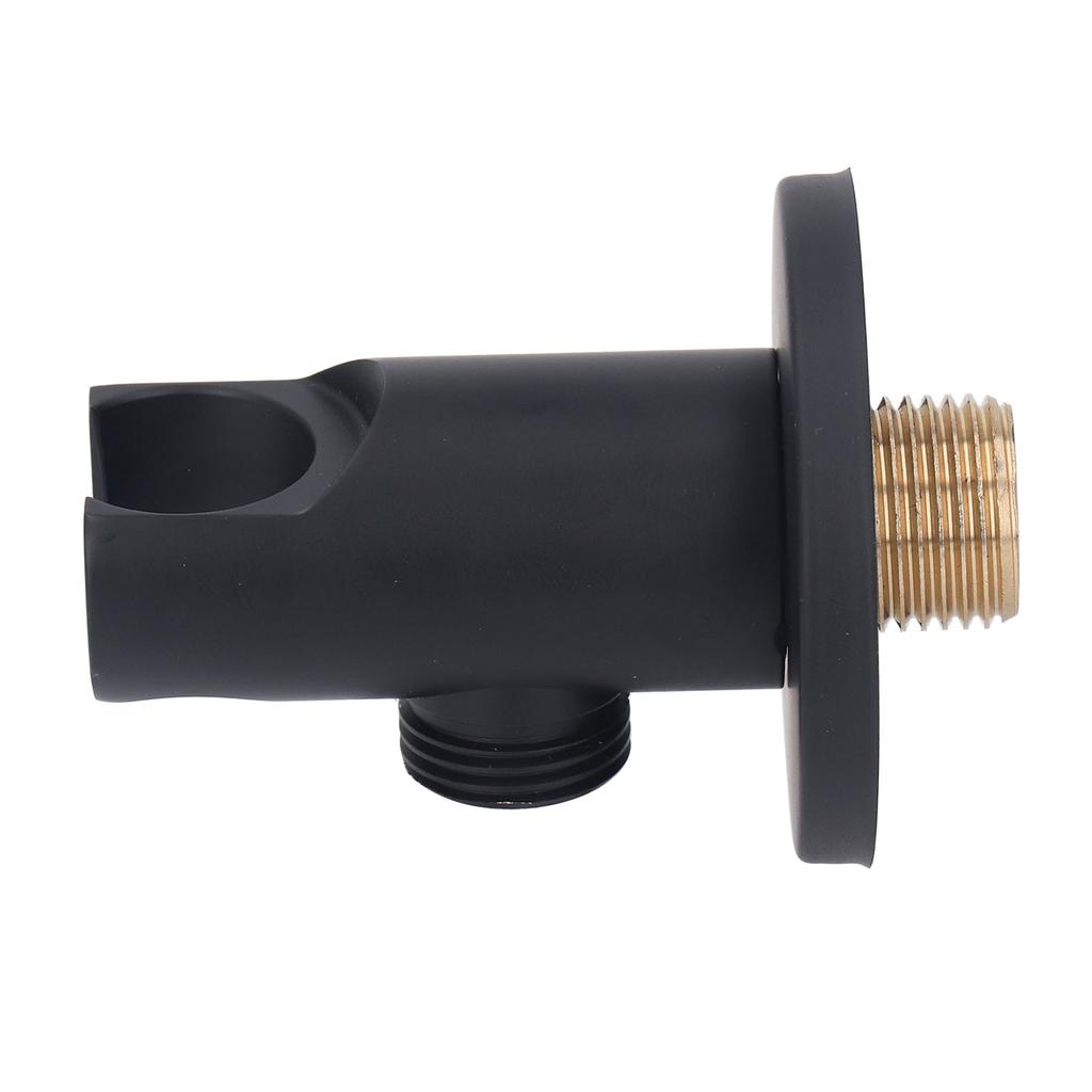 Duschkopfhalter Verstellbar Kupfer Handbrause Halter für Badezimmer Schwarz Rund