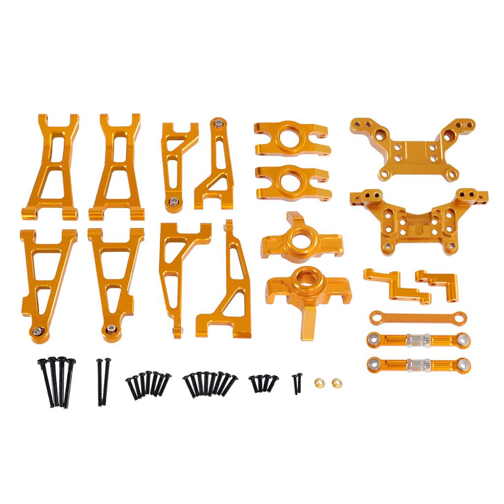 For MJX Hyper Go 1/14 RC 14301 14302 14301 Car Metal Seering Assembly Steering BLOCK Rear Hubs etc. Upgrades Parts Accessories
