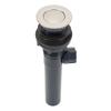 Stainless Steel Sink Drain Assembly Push Bounce Drain Stopper  For Vessel Compatibility