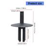 User Friendly Retainer Clips Simple Installation 51111944537 Car Mudguard Clip Uprades for Vehicles E34 E36