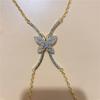 Hot-selling Elegant Ladies Butterfly-shaped Chest Support Catwalk Sexy Chest Chain Body Chain