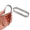 7/8/9.4/13 CM Stainless Steel Oval Tart Mold Ring Tartlet Cake Mousse Molds Cake Tart Ring Mold Round Cake Baking Tools
