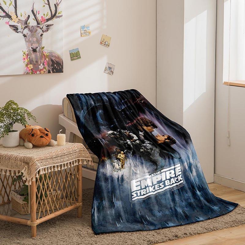 Column Double-Sided Flannel 3D Digital Printed Blanket Blanket