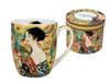Kubek Ceramiczny Camio Klimt Dama Z Wachlarzem Prezent Sztuka Carmani