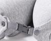 Particle U-Shaped Hooded Neck Pillow: Multi-functional, Light-Blocking, Breathable, for Airplane Nap & Lumbar Support
