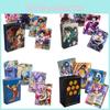50 English Anime Flashcards Demon Slayer One Piece Game Collection Cards Duel Cards