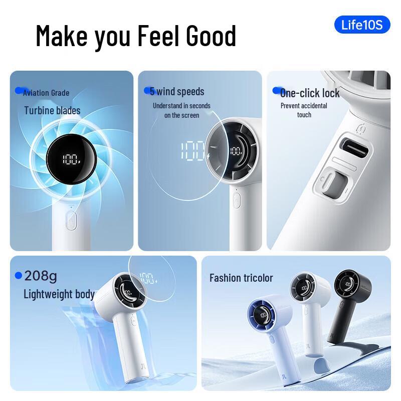 Jisu Life10S Portable Handheld Fan