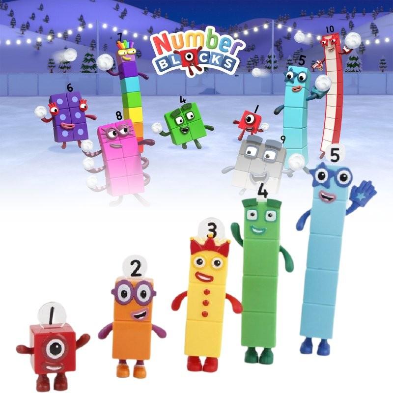 Numberblocks Colorful Building Blocks Cute Transformable Figures For Kids Playtime