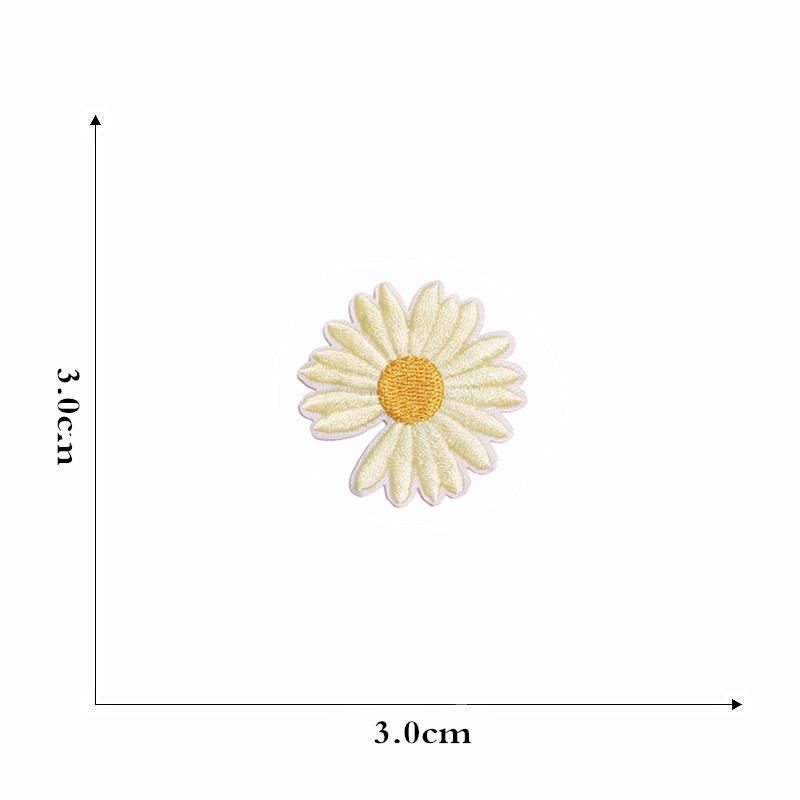 Cartoon Daisy Stickerei Stoff Patch DIY Zubehör Handbuch