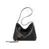 VINEY Women's Leather Large Capacity Tote Hobo Crossbody Bag