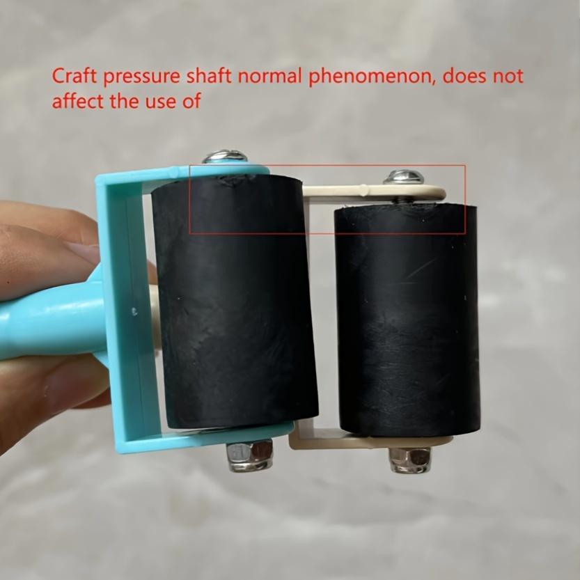 1pc Blue & White Rubber Rolling Tool Ideal for Printmaking and Textile Projects, Art Craft Rolling Tool Ergonomic Handle Art Supplies