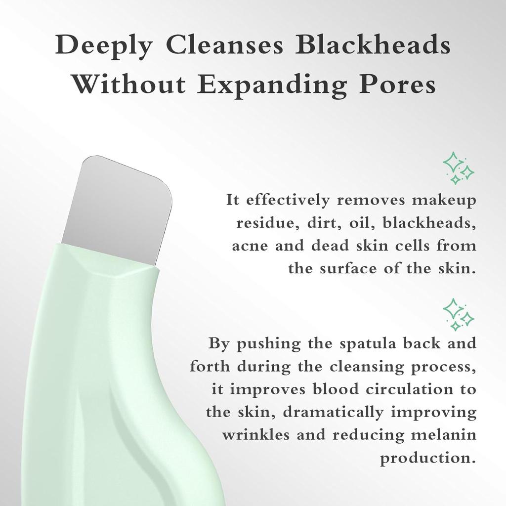 Blackhead Remover Tool, Silicone Face Scraper for Deep Cleansing, Skin Scrubber Face Spatula, Nose Blackhead Remover, Skin Care Tool for Men and